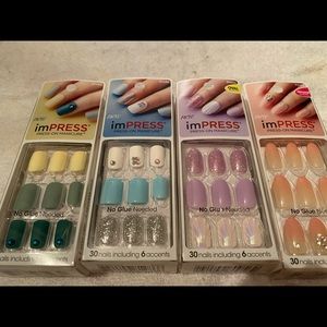 Set of 4 impress nails 💅🏻